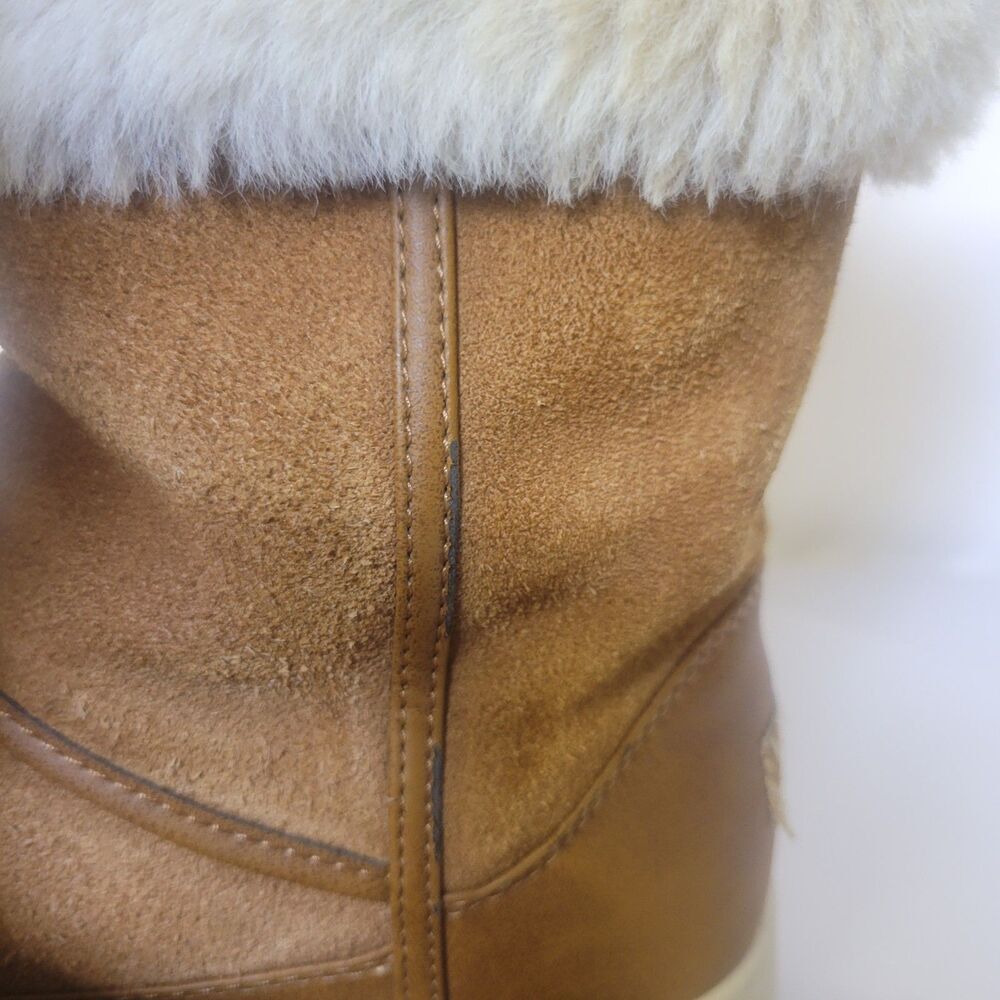 Koolaburra By Ugg Size 8  Women’s Boots  Tynlee Suede Winter Snow Fur Lining - Picture 7 of 9